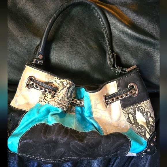 bebe Handbags - Bebe multi color leather chain bag